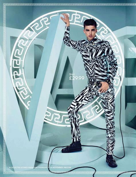 versace for h&m print jeans|h&m Versace logo.